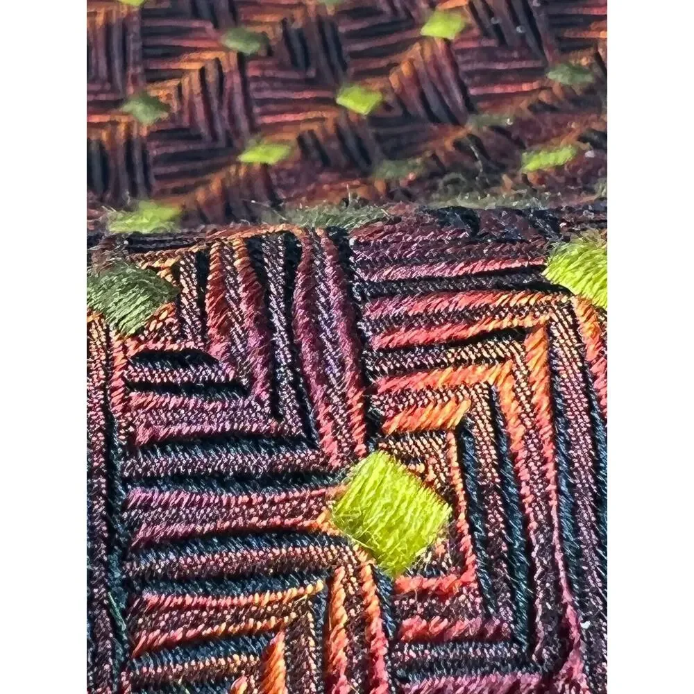 Ermenegildo Zegna Made in Italy Mens Vtg Necktie Brown Gold 100% Silk Luxury Tie - Picture 2 of 10